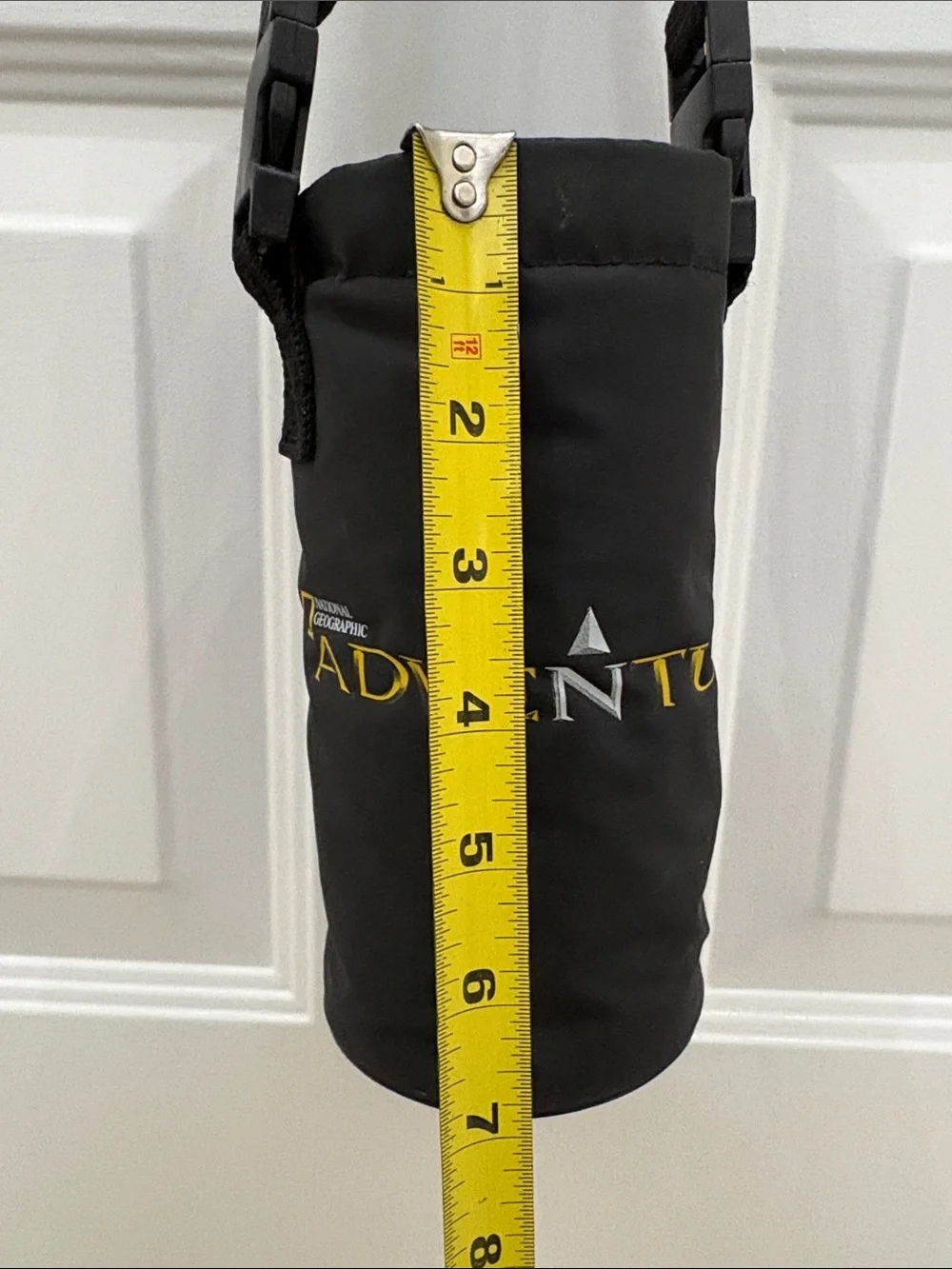 National Geographic Adventure Black Bottle Carrier Crossbody Bag